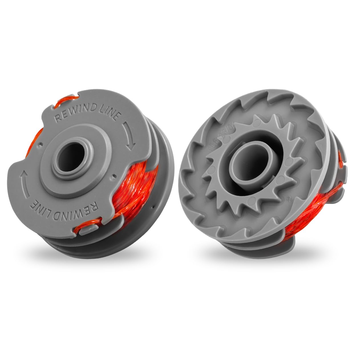 2PCS Replacement Strimmer Spools Compatible with Flymo Power/Mini/Trim Grass Trimmer, Strimmer Spool Line, Double Autofeed, Upgrade Wire