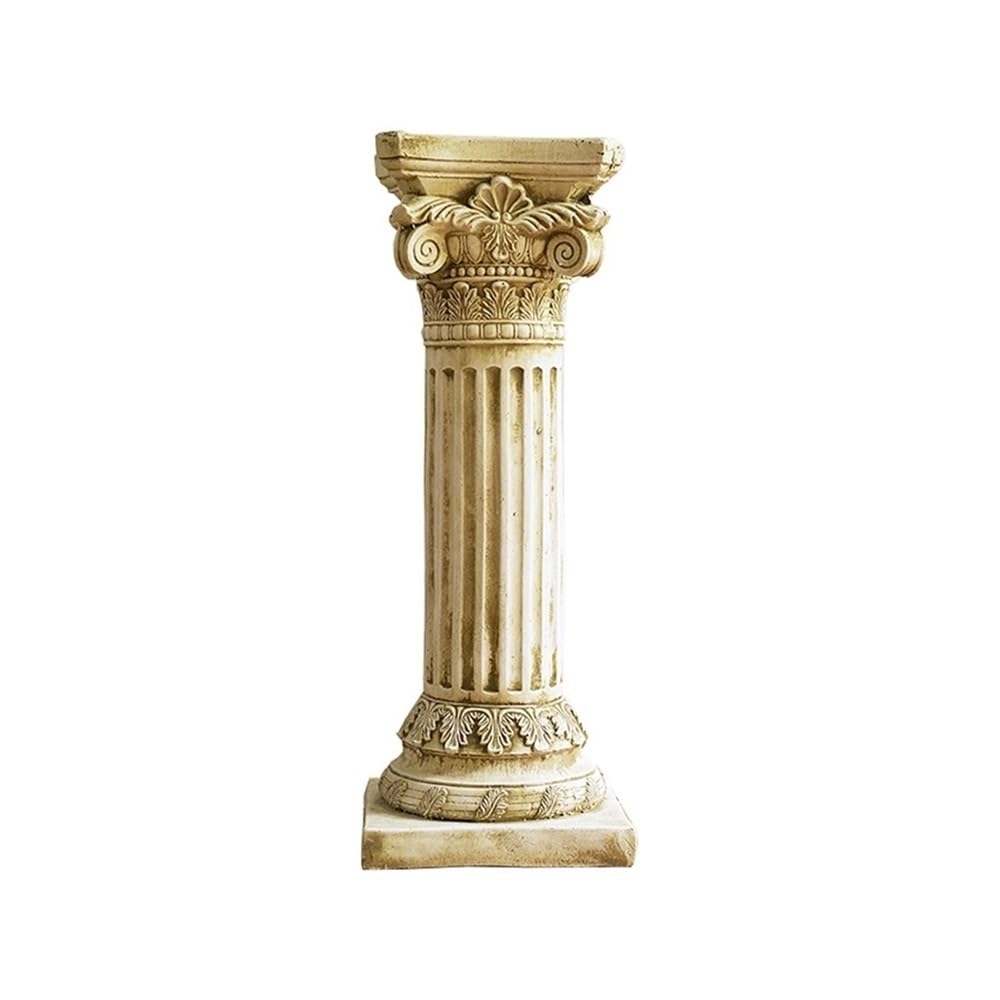Piedistalli espositivi Colonna decorativa in stile retrò europeo, antica colonna romana, base for espositore da giardino creativa for statue, piante o vasi