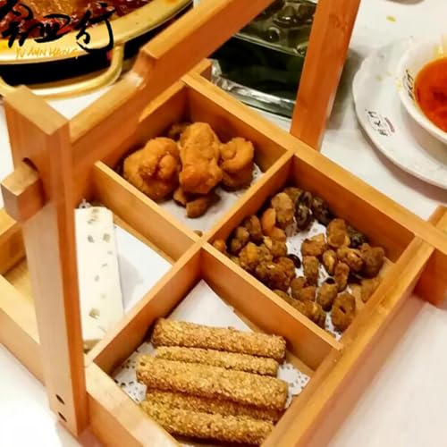 Plato de postre multipropósito con 4 compartimentos miniatura 6