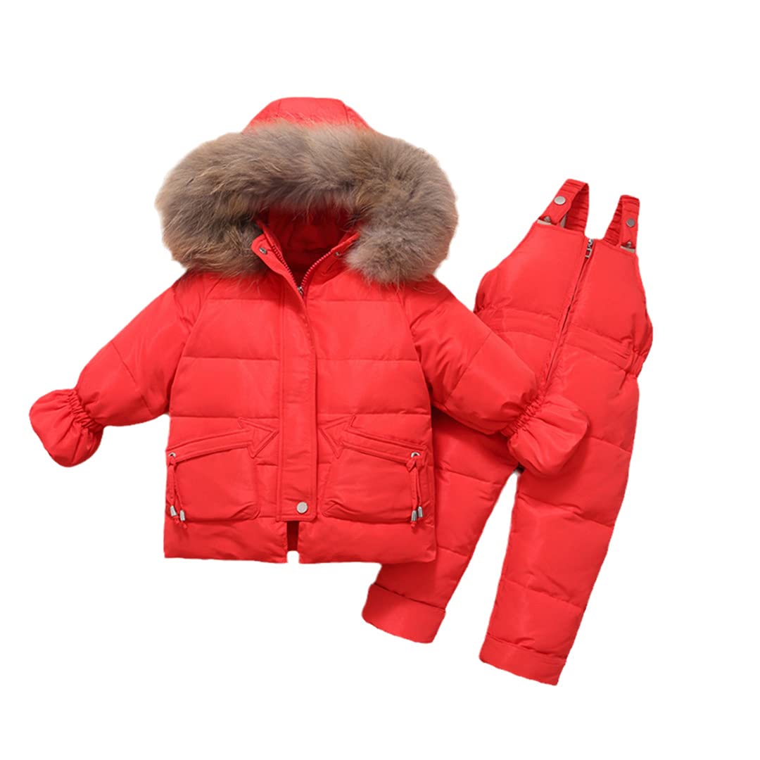 Winter Children Clothing Sets Snow Suit Jackets Jumpsuit 2Pcs Set Baby Boy Girls Duck Down Coats Toddler Girl