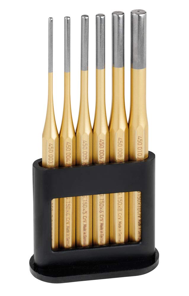 Rennsteig 6-Piece Parallel Pin Punch Set