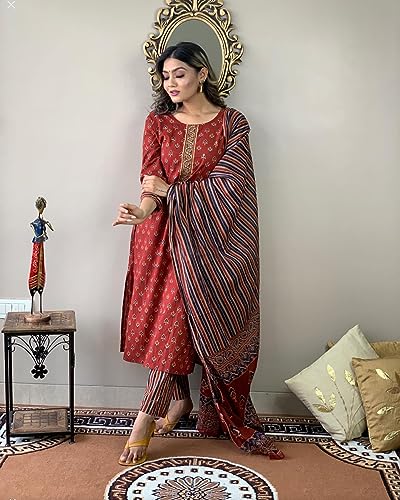 Image of ANNI DESIGNER Women Kurta with Pant & Dupatta