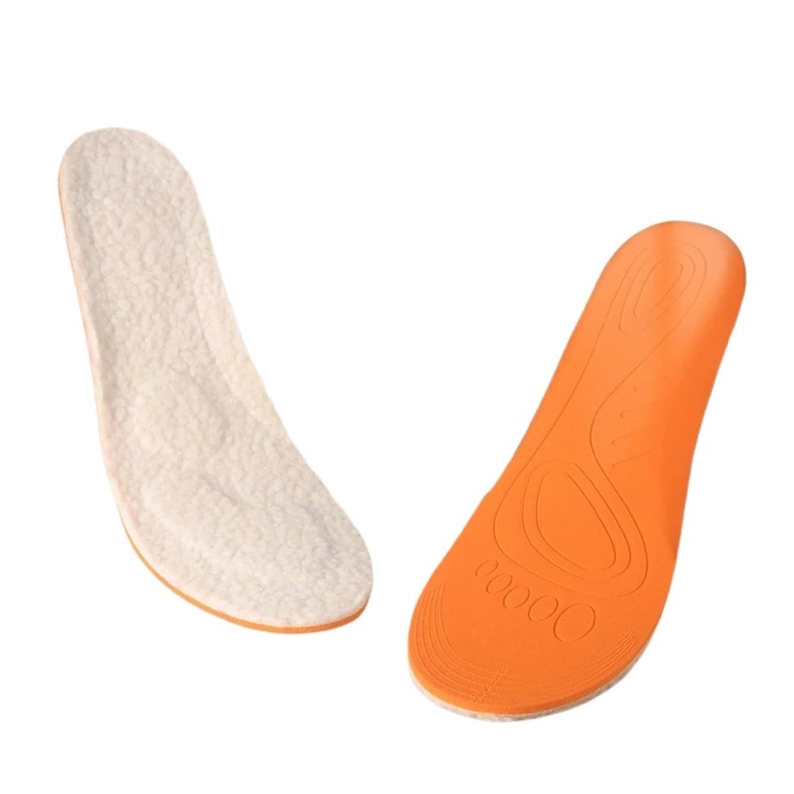 Plantillas Deportivas cálidas y calentadas, Zapatos térmicos de Invierno Suaves y Transpirables, Botas cómodas y Suaves, Suela con Almohadilla(Large)