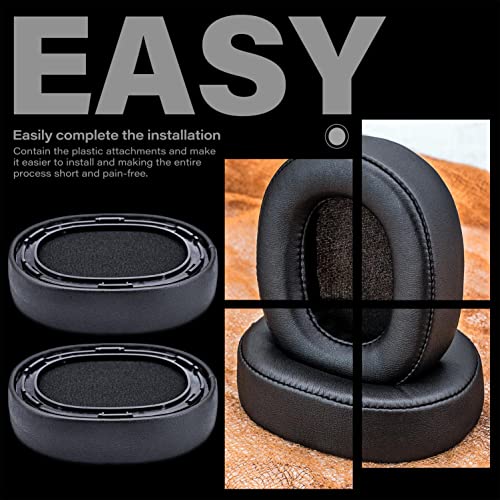 TRANSTEK PM-3 Cojines para Auriculares Compatibles con PM3 PM-3 - Almohadillas de Espuma con Memoria I (Negro) miniatura 7