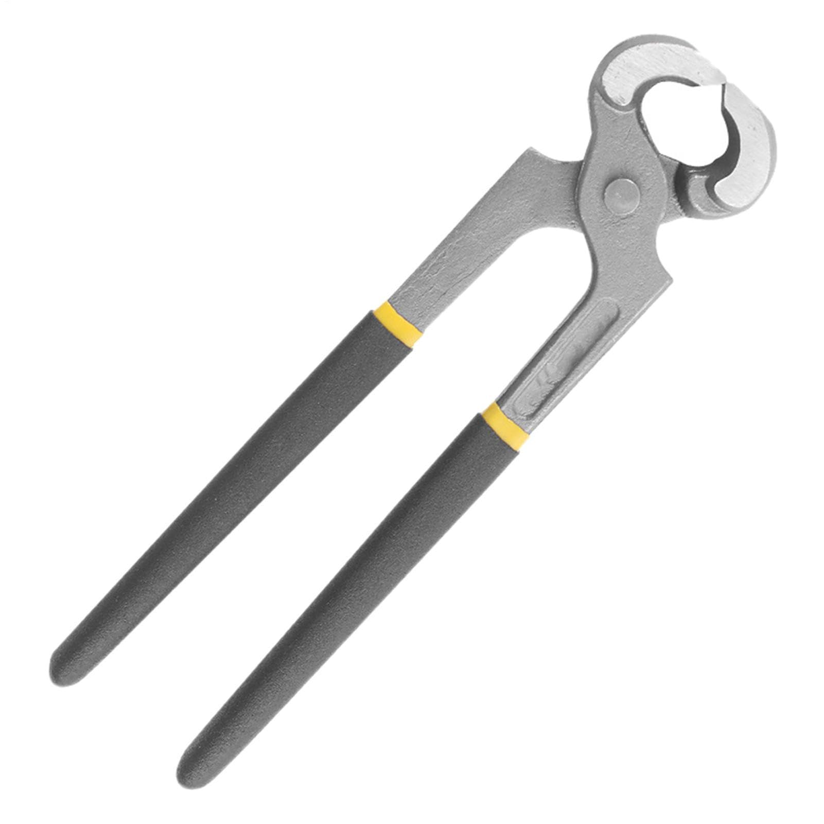 Farrier Nippers - Equine Care Hoof Nippers for Nutcracker - Ponies Vanadium Steel Farrier Tool in Dull Finish for Use As A Nutcracker