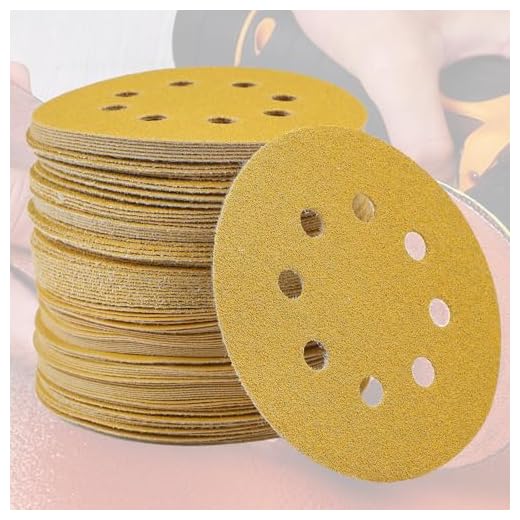 40 PCS 5 Inch 8 Hole Hook & Loop Sanding Discs - 60 to 320 Grits for Random Orbital Sander, Self-Adhesive Sandpaper