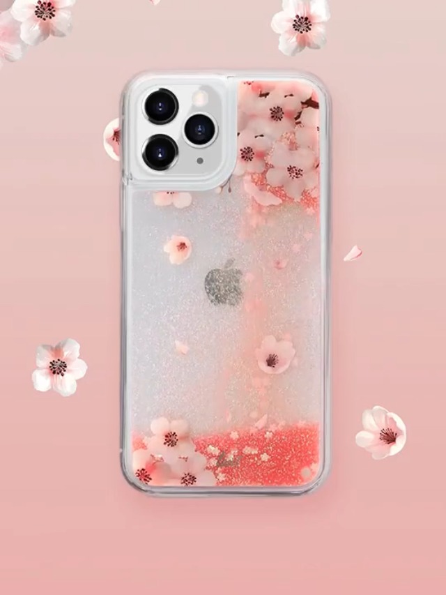 Amazon.com: LAUT - Sakura Liquid Glitter case Compatible