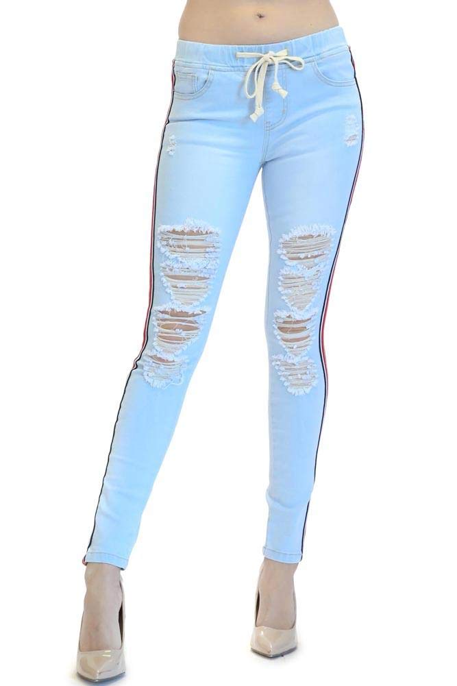 American Bazi Women's Side Stripe Band Joggers