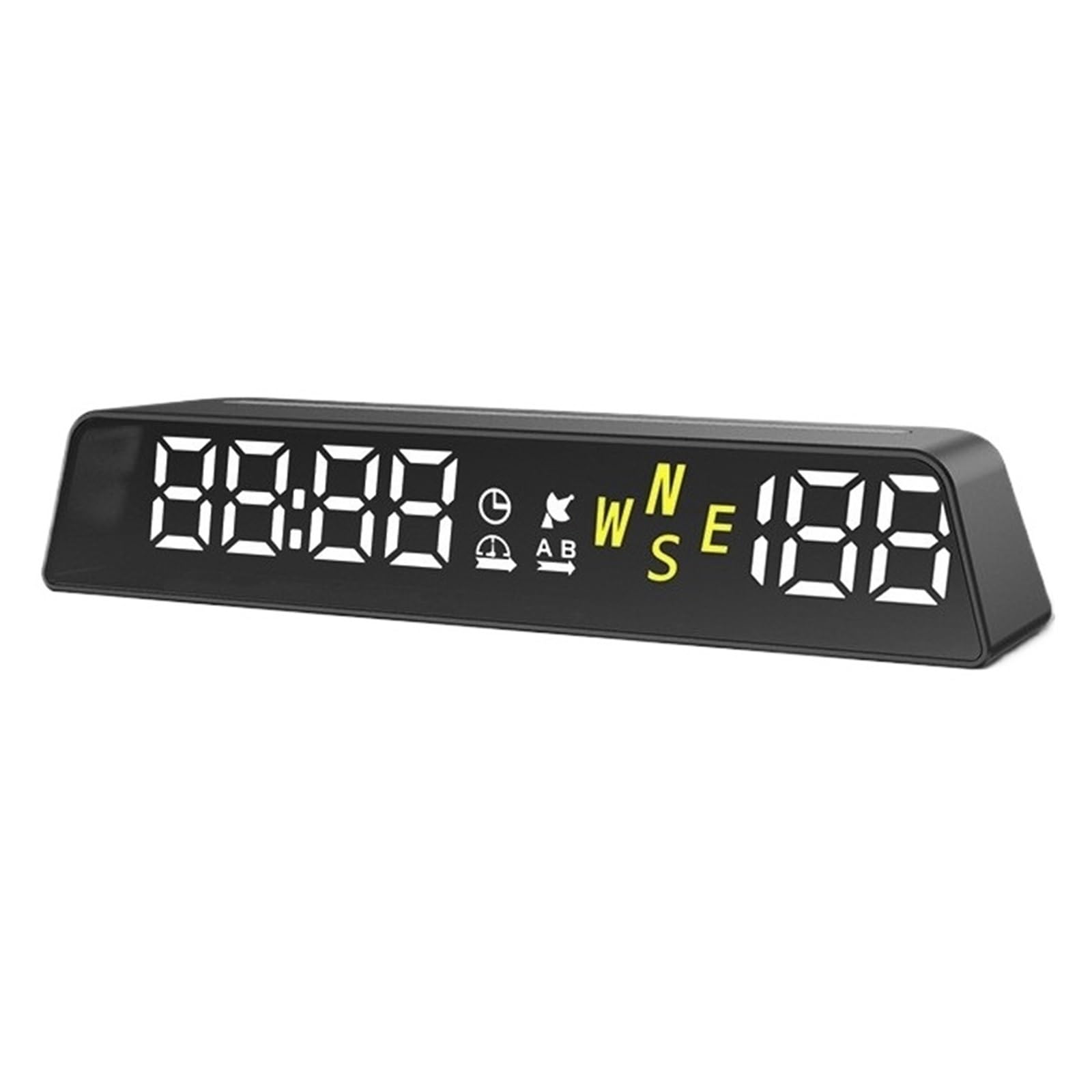 Panele Instrumentów Samochodowych H500G GPS HUD Wyświetlacz Head Up Inteligentny Cyfrowy Miernik Przypomnienia O Alarmie I Start Stop Z Samochodem(White- A)