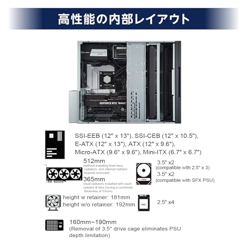Silverstone Technology SST-RM52 Rack Mount Case, Supports Ssi-Eeb thumb #5