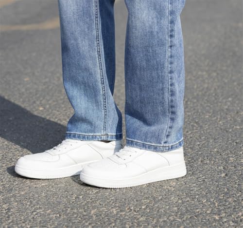 Men's Classic Solid-Color Jeans for All Seasons, Casual Straight-Leg Stretch Jeans for Comfort.4