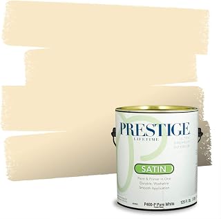 PRESTIGE Paints Interior Paint and Primer In One, 1-Gallon, Satin, Comparable Match of Benjamin Moore* Aura*