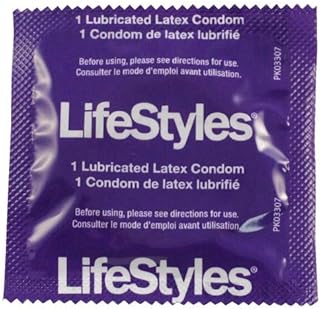 Lifestyles Snugger Fit Premium Lifestyles Latex Condoms Lubricated 108 condoms
