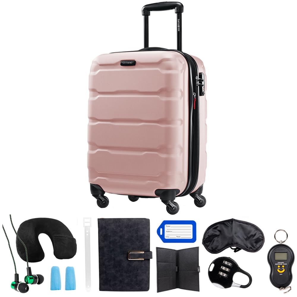 Samsonite68308 1694 Omni Hardside Luggage 20 Inch Spinner Pink