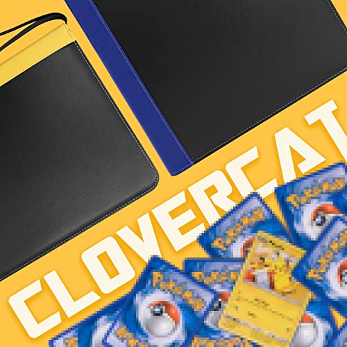 Clovercat 9 Pocket Waterproof Trading Card Binder, Trading Album Display Holder, Expandable, 720 Double Sided Pocket Album, Compatible With Pokémon Cards, Yugioh, Mtg And Other Tcg #TOP7