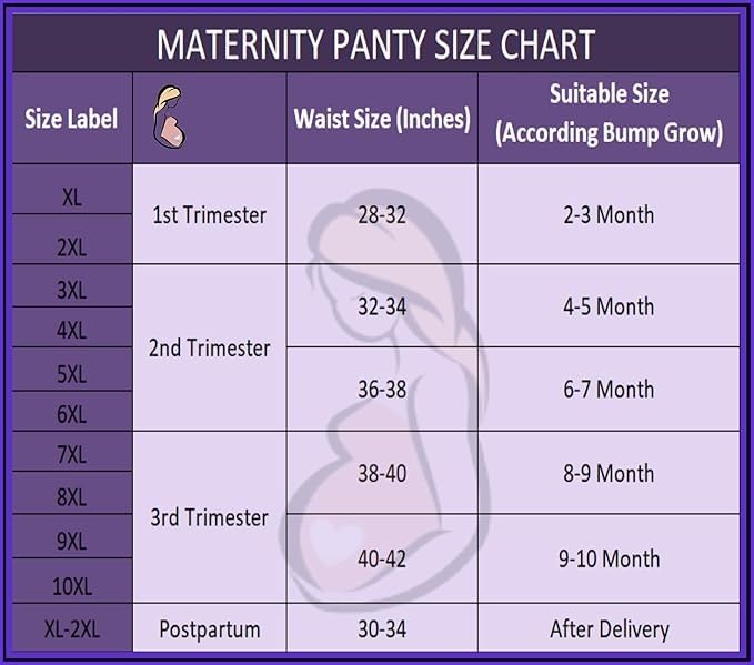 Image of Fashiol Women's High Waist Cotton Stretch Briefs | Full Coverage Maternity Panties | Ideal for Pregnancy & C-Section Recovery | Comfort Combo Pack | Pack of 2