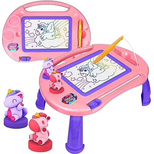 BABLOCVID Toddler Toys,Toys for 1-2 Year Old Girls,Magnetic Drawing Doodle Board for Kids Toys,Educational Learning Baby Toys for 18 Months 1 2 3 Year Old Girl Boy Birthday Gifts,Arts and Crafts Toys