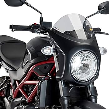 PUIG(プーチ) SV650用 レトロフェアリング ライトスモーク プーチ(Puig) レトロ フロントカウル フェアリング スクリーン