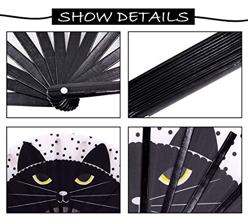 Meifan Large Rave Folding Fans Hand Fan For Men Women thumb #3