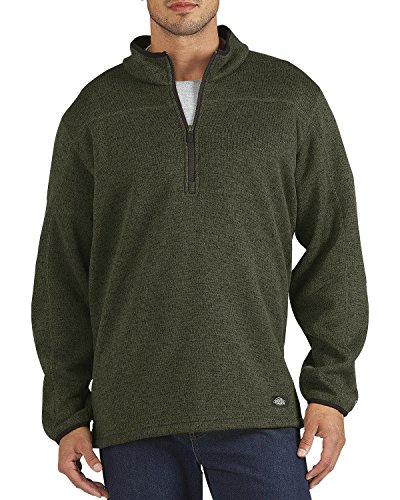 Dickies Men's Work Tech Fleece Pullover, Grape Leaf Heather, XX-Large