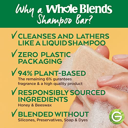 Garnier Whole Blends Restoring Shampoo Bar For Dry, Damaged Hair, Honey Treasures, 2 Oz, 1 Count (Packaging May Vary) #TOP2