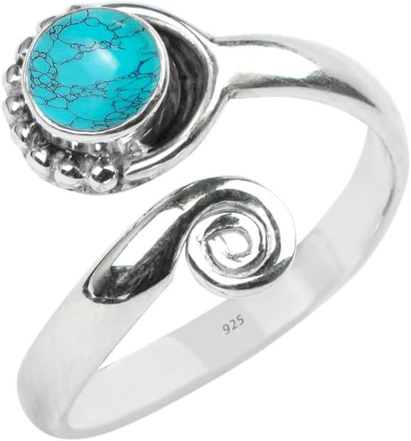 Gemstone Stone Toe Ring 925 Sterling Silver Feet Body Jewellery Handame Toe Ring Gemstone Adjustable Toering For Girls Women Gift Jewellery - Image 2