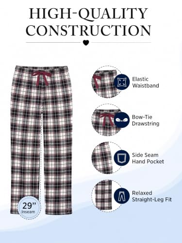 Image of Ashford & Brooks Women's Super Soft Flannel Plaid Pajama Sleep Pants