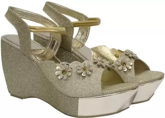 MONAQI Women Fashion Heel Sandal Comfortable Stylish Casual Sandal.