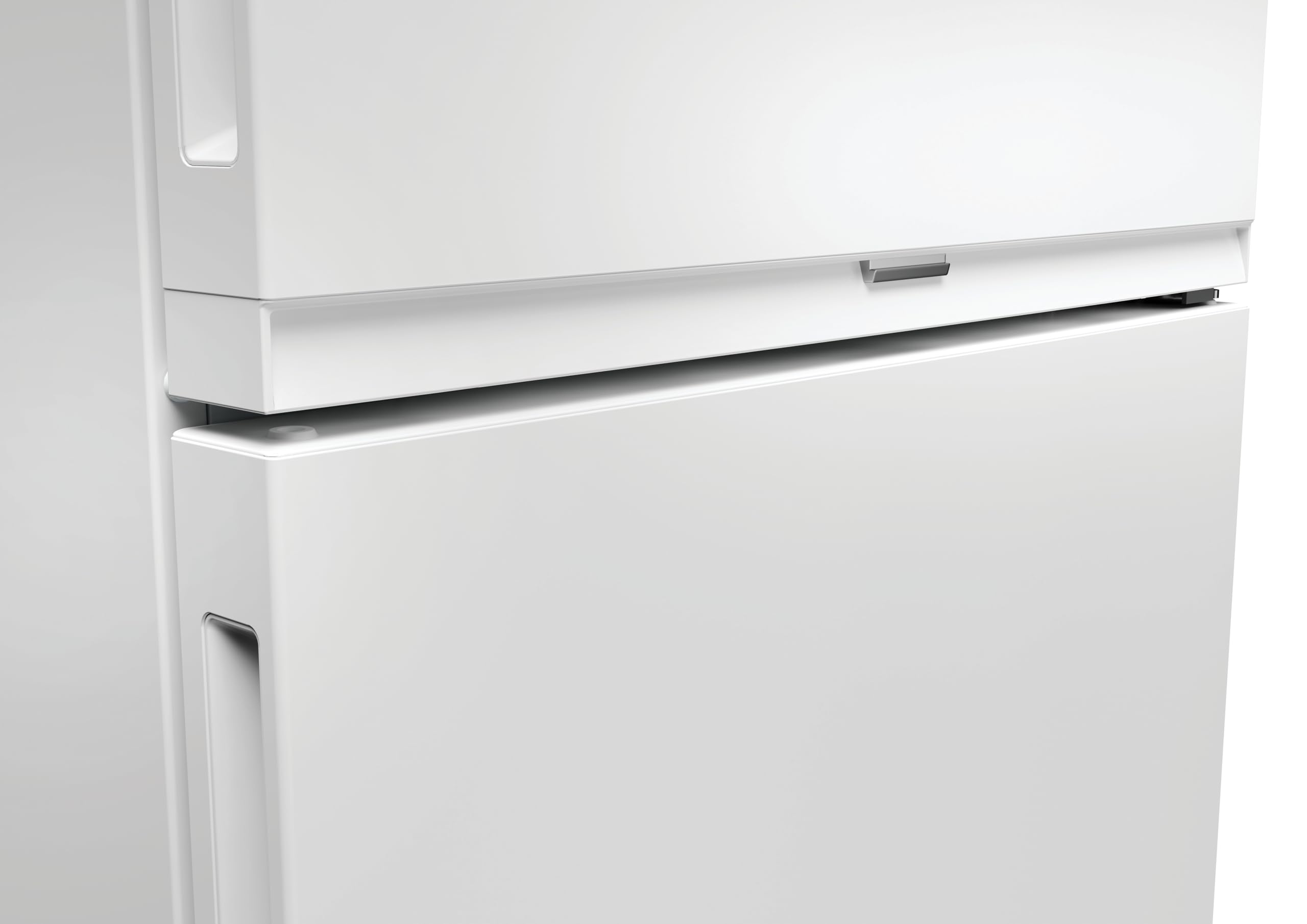 Candy Fresco 300 CNCQ2T618AW, Frigorífico Combi, Capacidad 355L, Total No Frost Circle+, Cajón Verdulero, Control Electrónico de temperatura, 60x185cm, Iluminación LED, Puerta Reversible, 38DB, Blanco