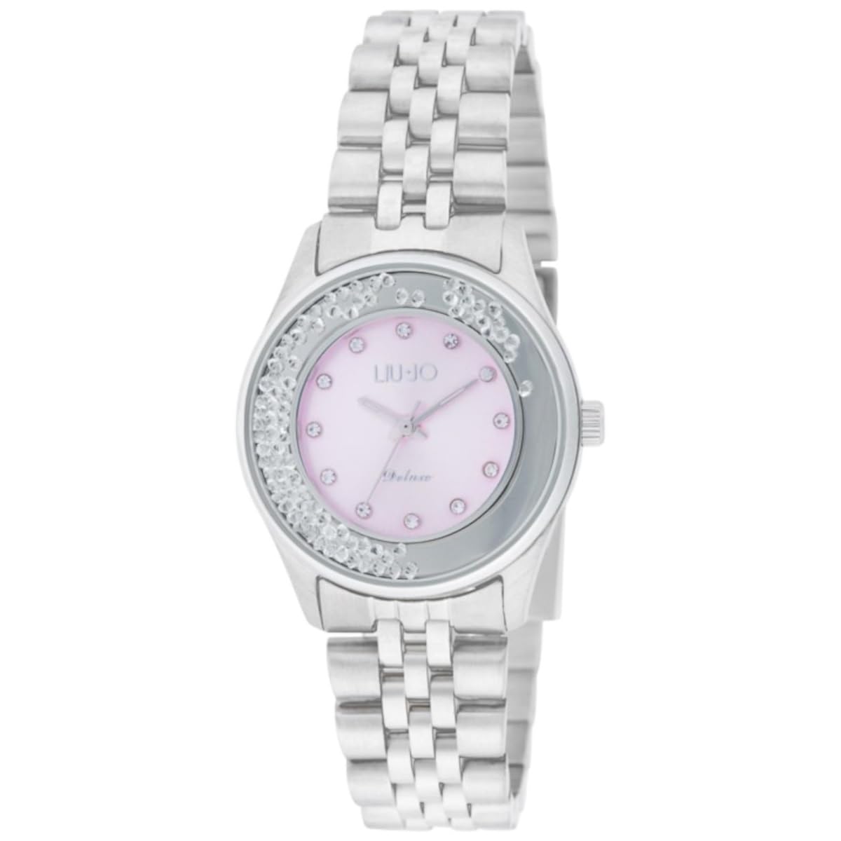Liu Jo - Orologio Elegante da donna al quarzo in acciaio - Dancing Elvy TLJ2663 - Orologio con cristalli nel quadrante e cinturino in acciaio
