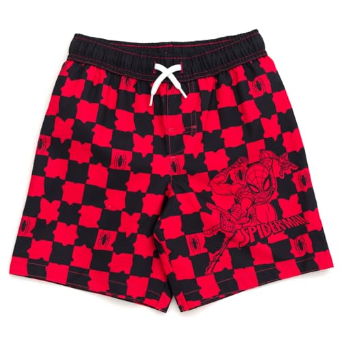 Image of Marvel Boys' Swimwear 2-Piece Rashguard and Swim Trunks Set Toddler to Big Kid