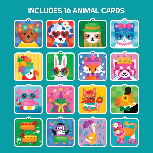 Educational Insights Pom Pom Kit: Animal Dress Up - Arts and Crafts for Kids 4-6, DIY Arts & Crafts Kits, Kids No Mess Activities, Preschool and Kindergarten Crafting Set, Toddler Craft Supplies by Educational Insights - Image 4