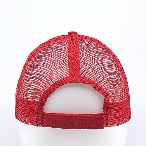 Image of The Vintage Year Washed Cotton Unstructured Soft Mesh Adjustable Trucker Baseball Cap
