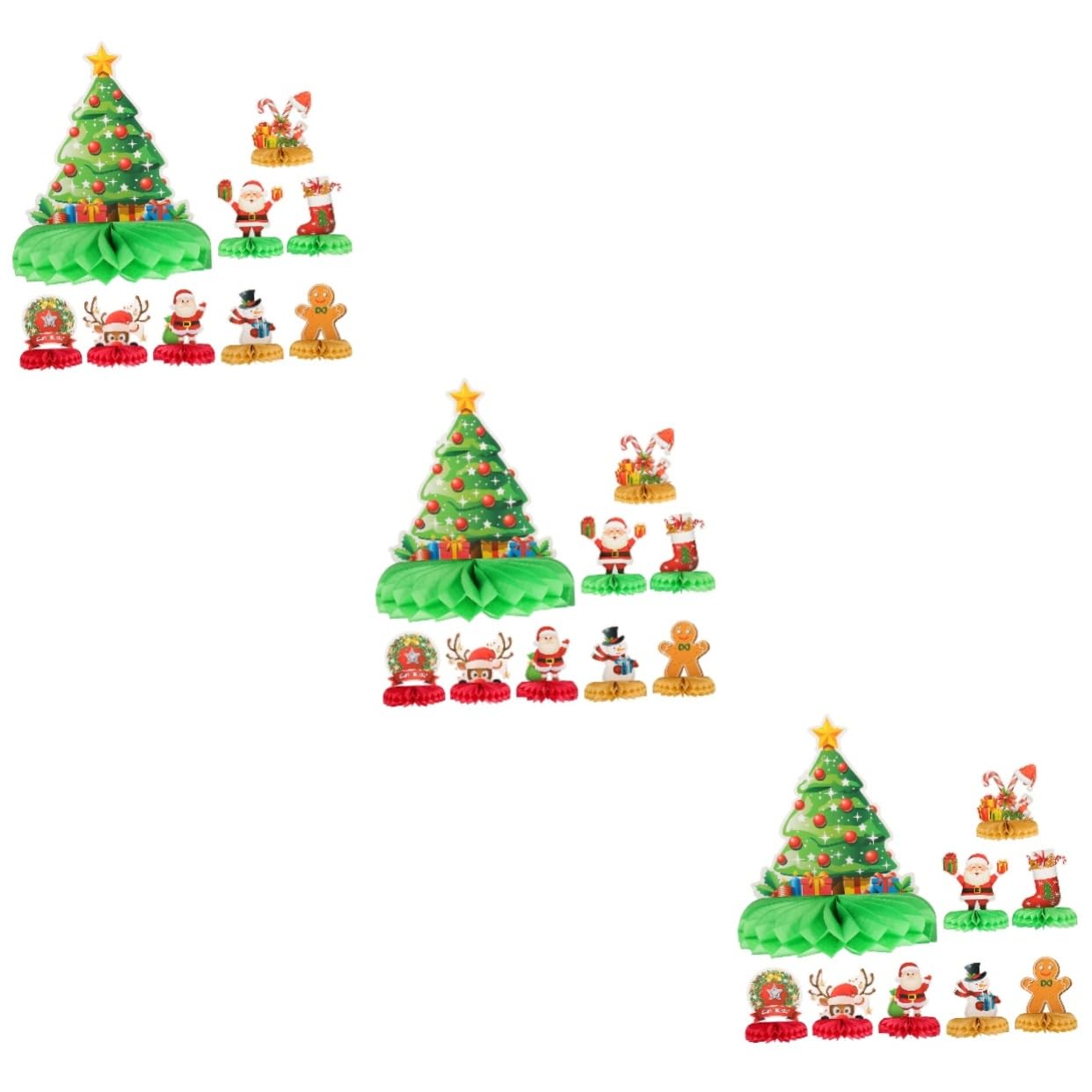 Alasum 27piezas Adornos De De Navidad Para Decoración De Mesa Accesorios De Fiesta Navideña Instalación
