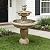 Naturefalls 48" Water Fountain Outdoor - Large Waterfall Fountain Outside, 3-Tiers Cascading, Fiber Reinforced Concrete, Indoor and Outdoor Fountain for Garden, Patio, Backyard, Lawn, Yard Decor
