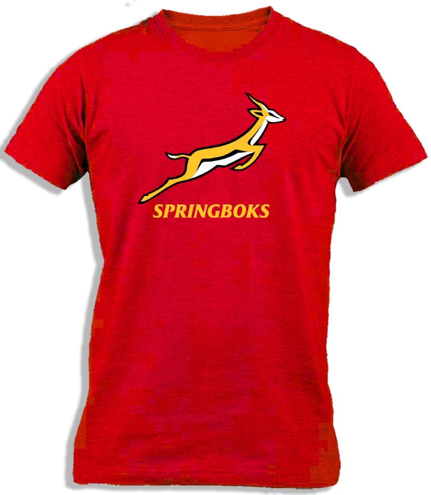 Ay Cabron™ South African Springboks Team Support Fan | Rugby Springboks Team South Africa Cotton T-Shirt For Kids, RED, 0 Month