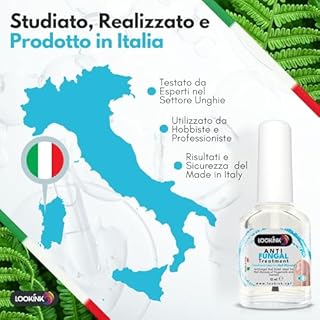 Smalto per Micosi Unghie Piedi e Mani 12 ml - Made in Italy - Trattamento Antimicotico Forte Smalto ideale per Funghi e Onicomicosi - Trattamento Efficace Per la Ricrescita di Unghie Sane