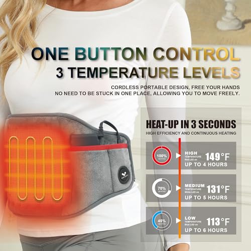 Vofuoti Portable Cordless Heated Pad