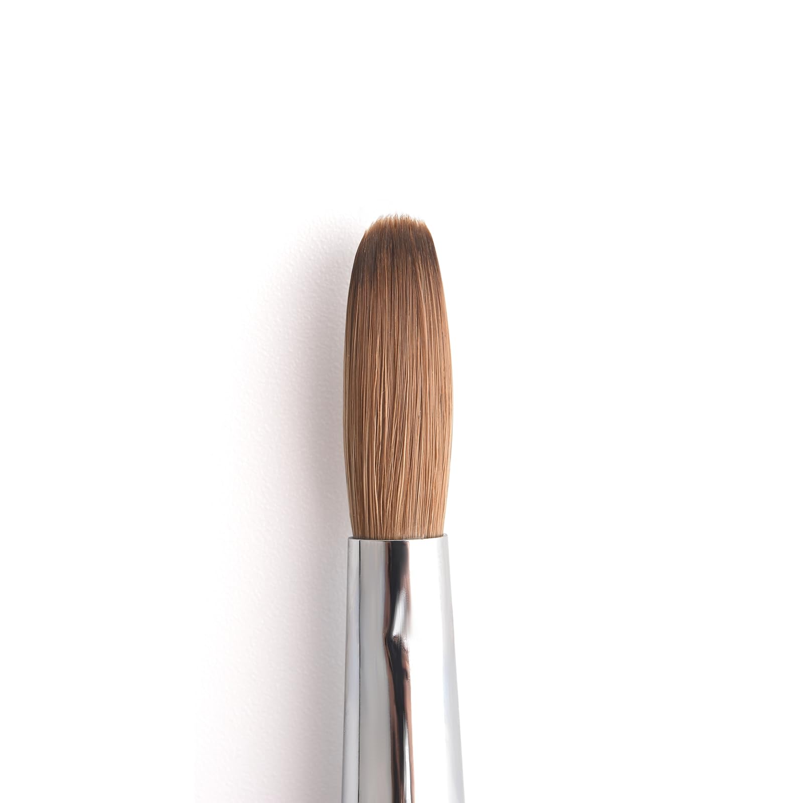 KADS Pure Kolinsky Hair Bristles Acrylic Nail Brush Oval Crimped Shaped RedWood Handle Professional Salon Quality (12#) - Image 4