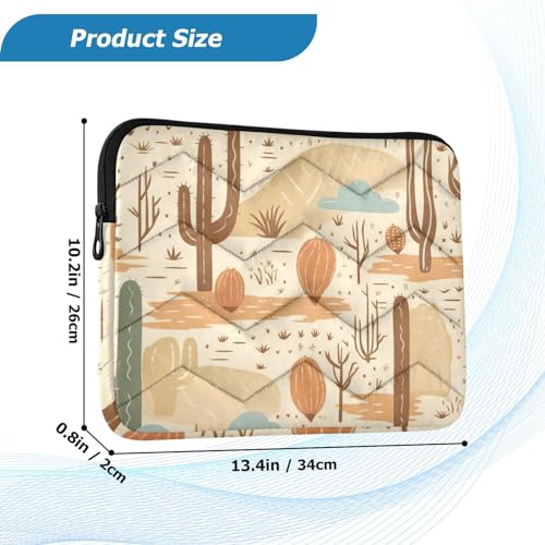 Funda para portátil 13-14 pulgadas con diseños de cactus miniatura 3