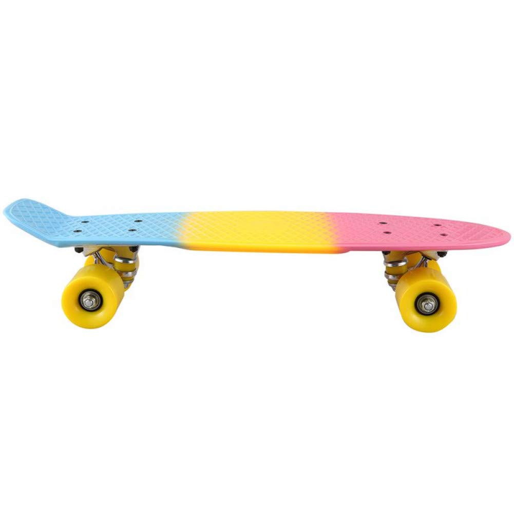 22 inch Mini Skate Board for Kids 22 inch Graphic Retro Board Child Skateboard Cruiser