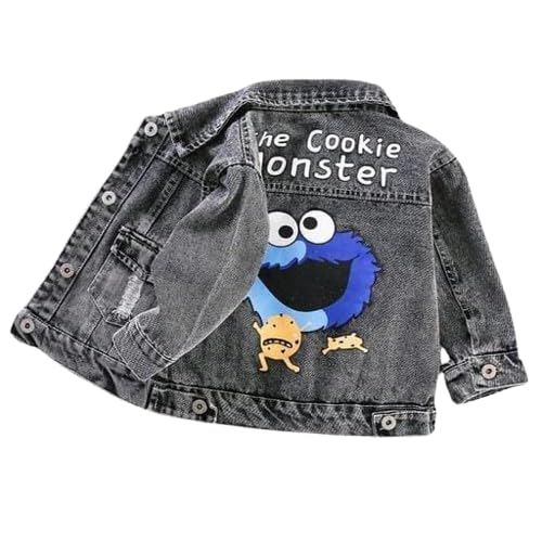 HINDSA FAB Kids Standard Length Denim Jacket Black 6 Years-7 Years HINDSA FAB Kids Standard Length Denim Jacket Black 6 Years-7 Years