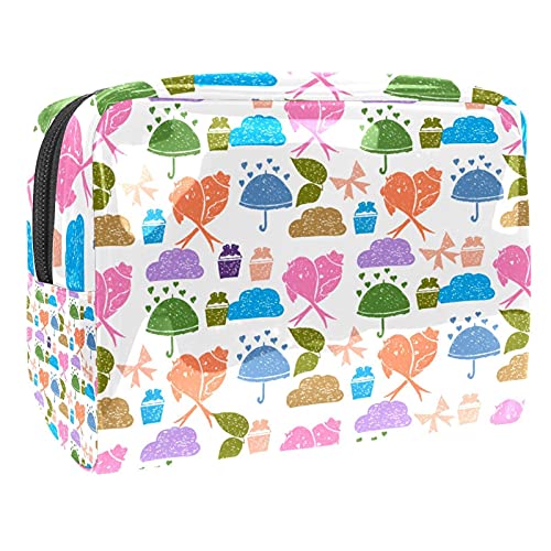 Trousse de maquillage lapins colorés pour vos voyages | Vanity et trousse de toilette