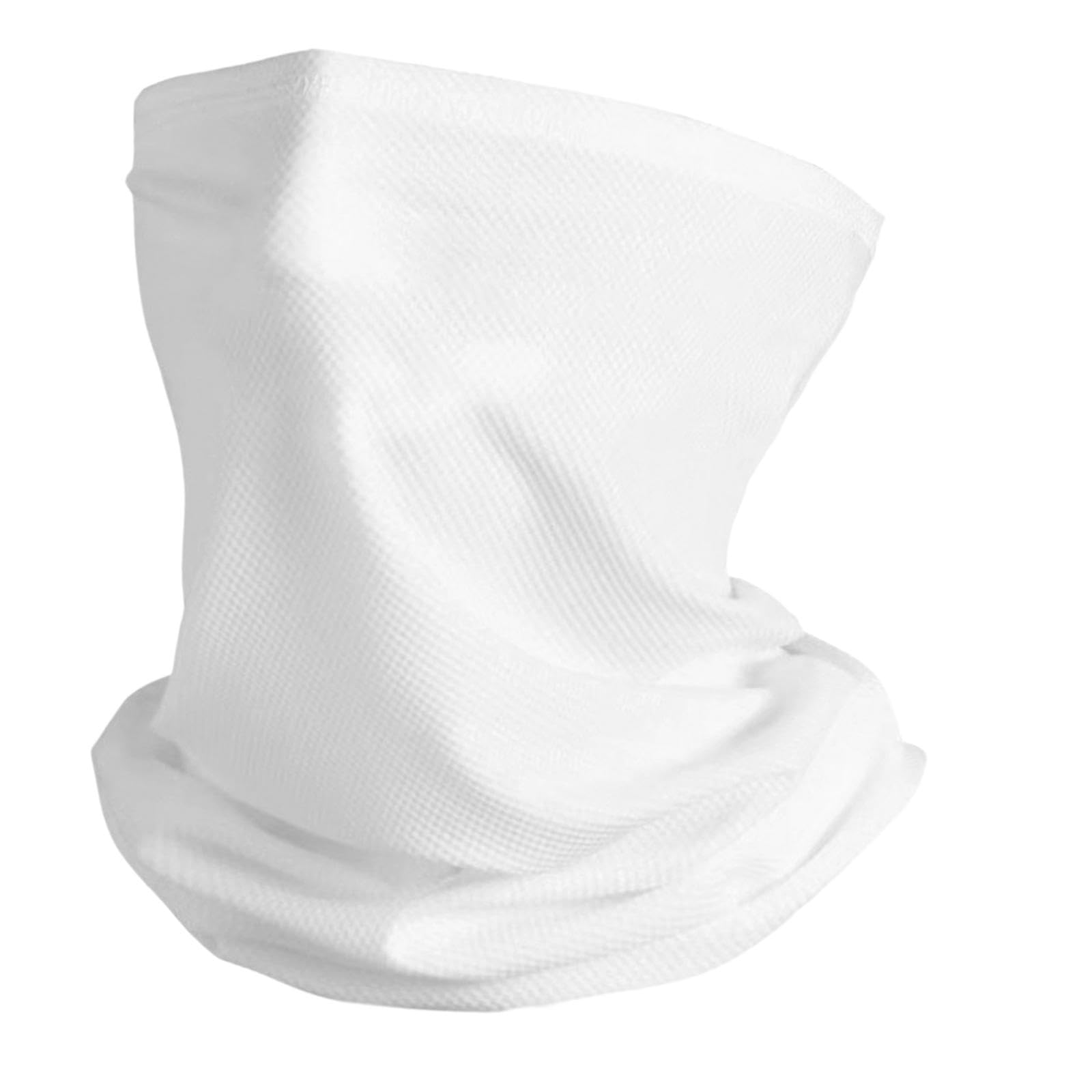 with Ear Loops Polyester Fabric Windproof for Outdoor Activities Comfortable White-image-20