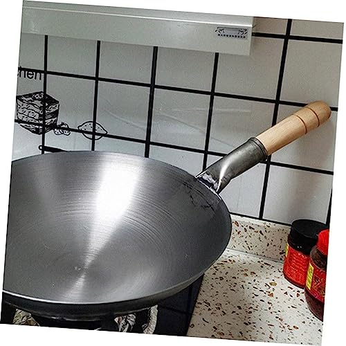Wok antiadherente práctico con mango cómodo y material grueso miniatura 3