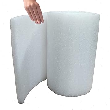 STYLELABS EPE Foam 15MM Roll/Sheet (24 Inches X 6 Feet Length) White Color (Set of 1 Roll)