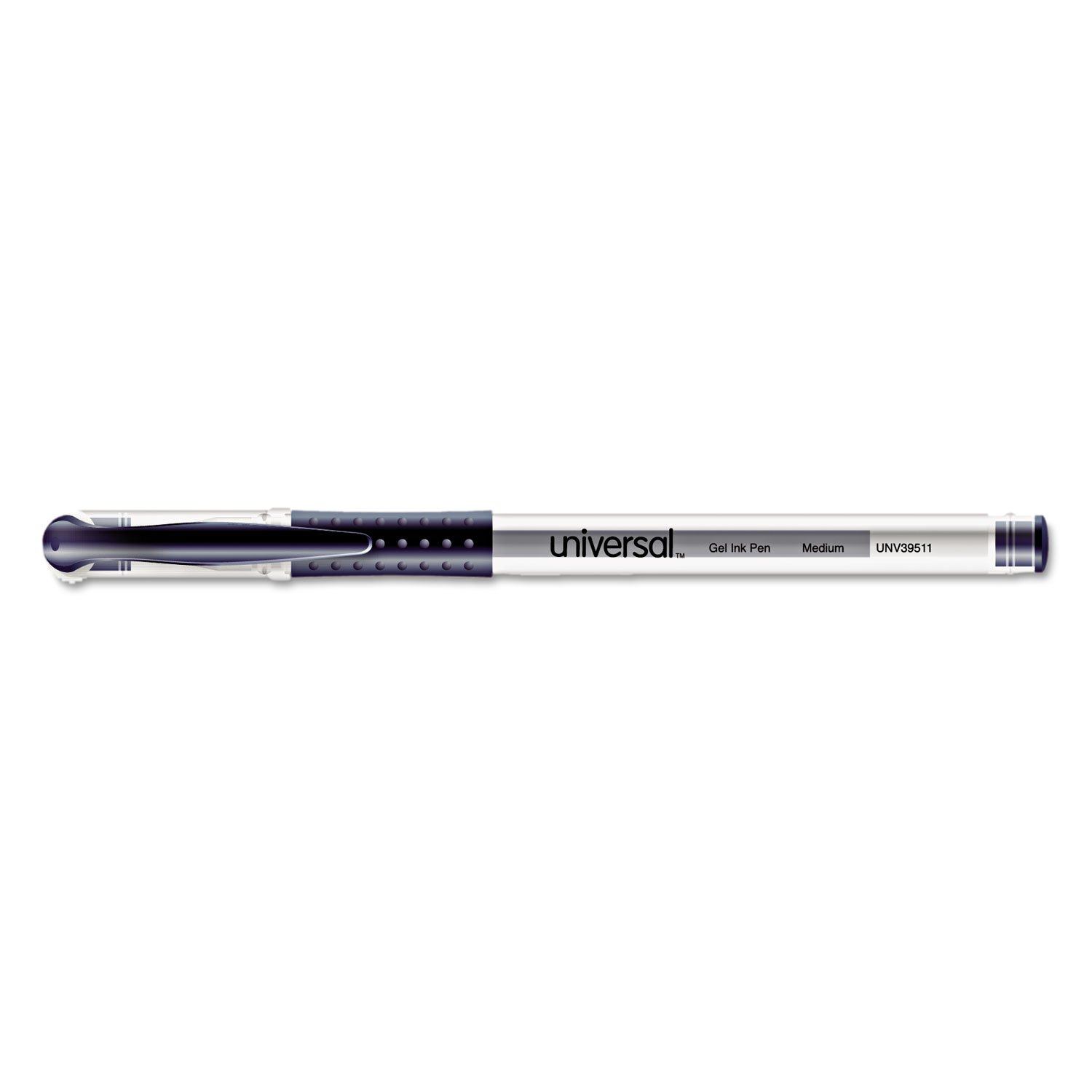 Universal Tintenroller, Gelschreiber, blaue Tinte, Medium, 12 Stück