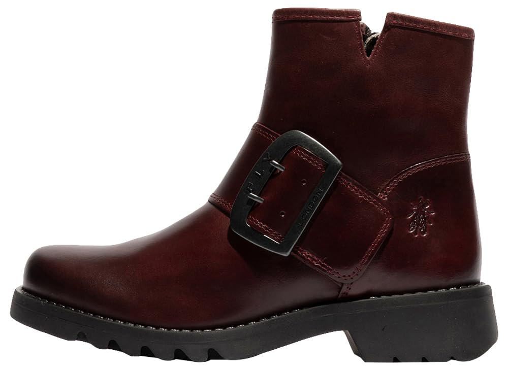 Fly London Women's RILY991FLY Ankle Boot, Wine, 6 UK