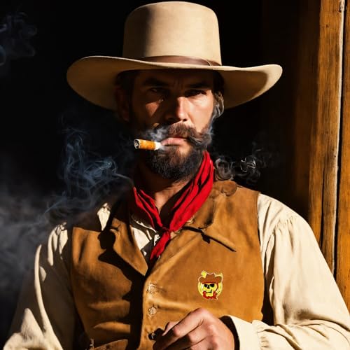 Image of 24 Pcs Cowboy Western Lapel Pin for Men Women - Decorative Boot, Horseshoe, and Hat Pins - Zinc Alloy Jewelry for Backpack, Party - Unique Western Cowboy and Cowgirl Accessories