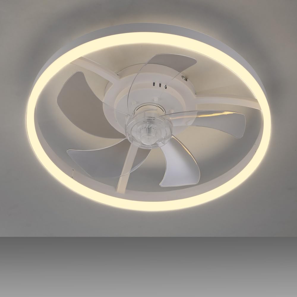 Just Light. LED Deckenleuchte Deckenventilator D= 50cn warmweiß-kaltweiß